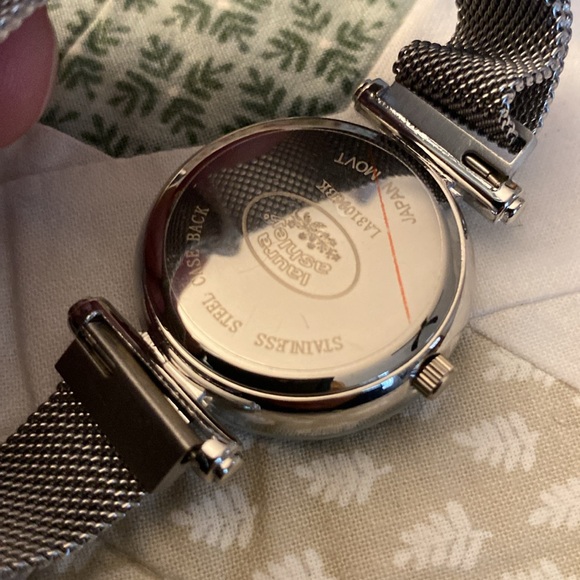 🛍️CLASSIC 🛍️ STAINLESS STEEL MAGNET 🧲 CLOSURE WATCH JAPANESE MOVEMENT - Picture 13 of 16